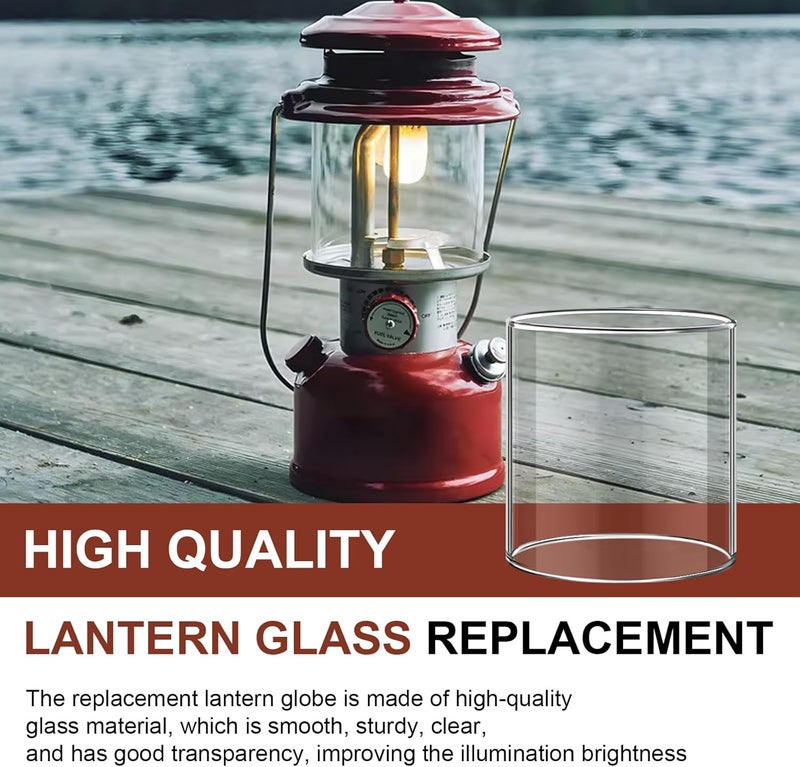 Batator Glass Globe for Dual Fuel Lanterns Replacement - Compatible with Coleman Model 288 Series Propane Lanterns - Crack Resistant Outdoor Lighting Accessories for Camping, Hiking & Emergency Use - Image 3